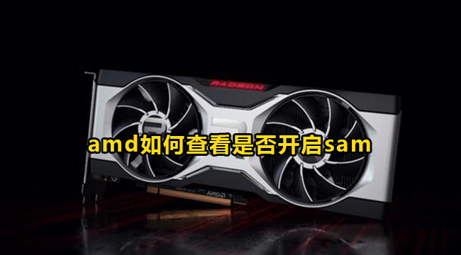  amd如何查看是否开启sam