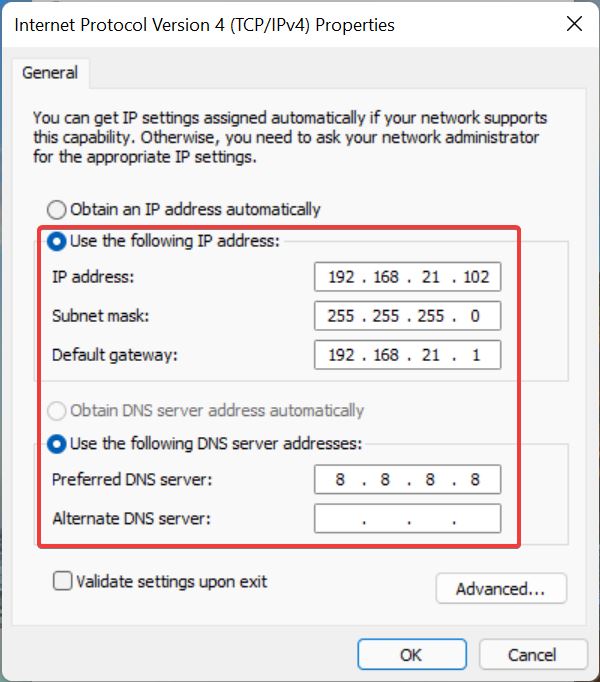 Win11系统添加辅助和多个IP地址教程