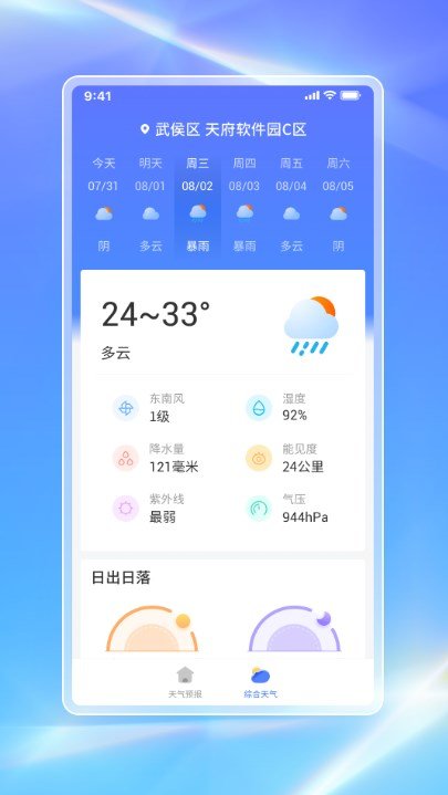 时雨天气