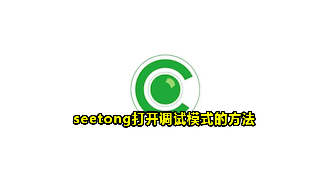 seetong打开调试模式的方法