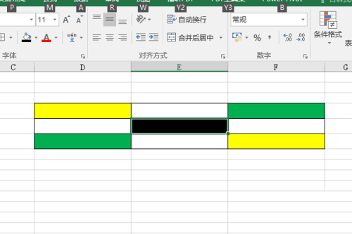 Excel 2016填充九宫格的方法