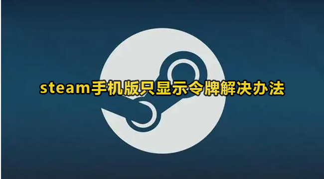 steam手机版只显示令牌解决办法