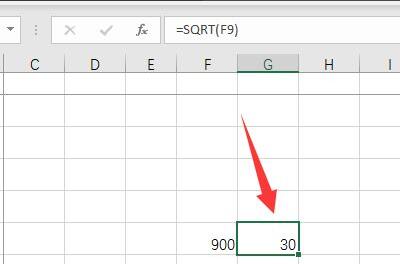 excel开根号公式计算方法