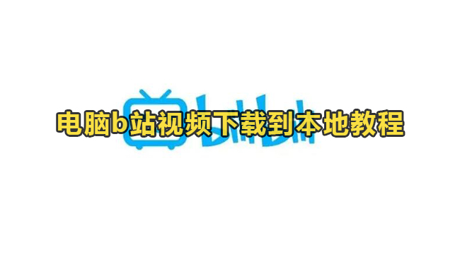 电脑b站视频下载到本地教程