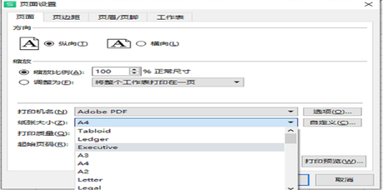 Wpsa4纸张大小设置教程