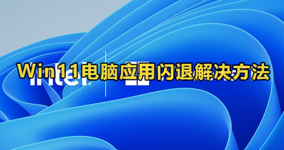 Win11电脑应用闪退解决方法