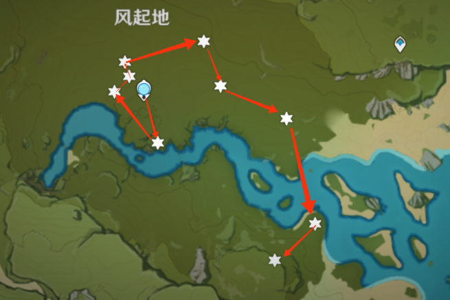 原神风车菊采集路线介绍