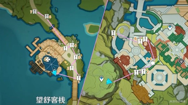 原神霓裳花快速收集路线介绍