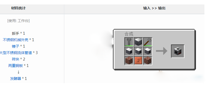 我的世界格雷科技6模组发酵器作用介绍