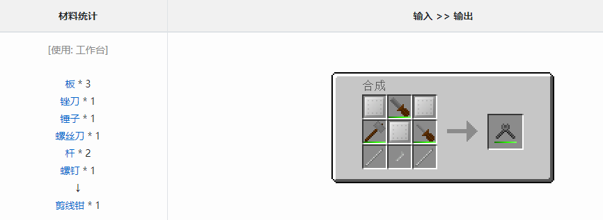 我的世界格雷科技6模组剪线钳作用介绍
