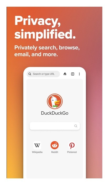 DuckDuckGo浏览器截图