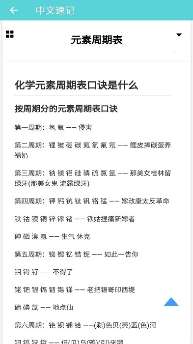 安果元素周期表截图