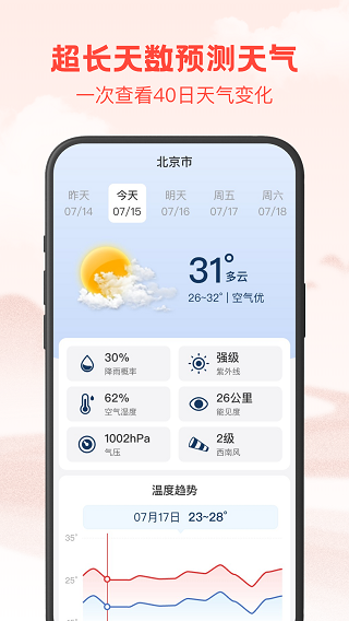 24逐时天气截图